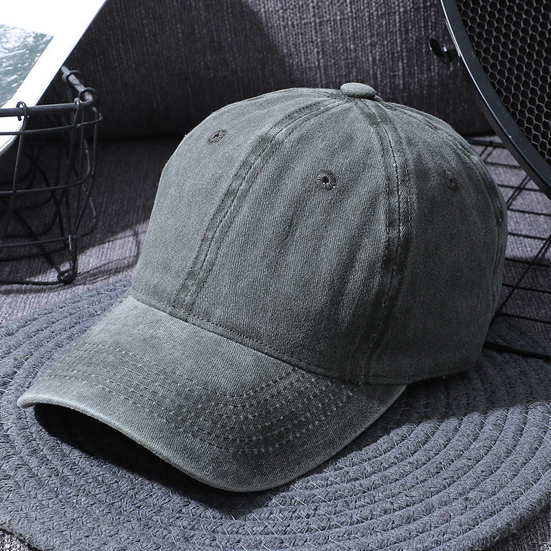 Washed Cotton Baseball Cap for Men and Women All Colors