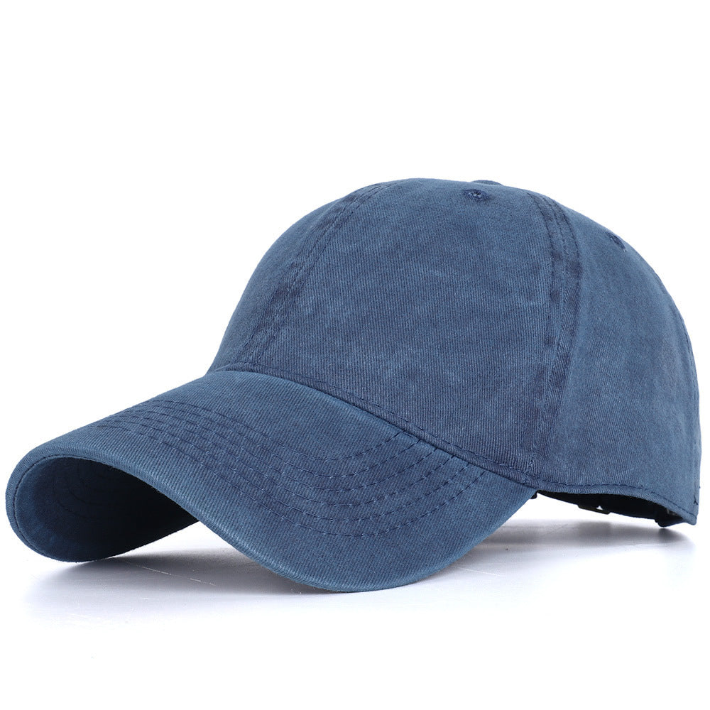 Washed Cotton Baseball Cap for Men and Women All Colors