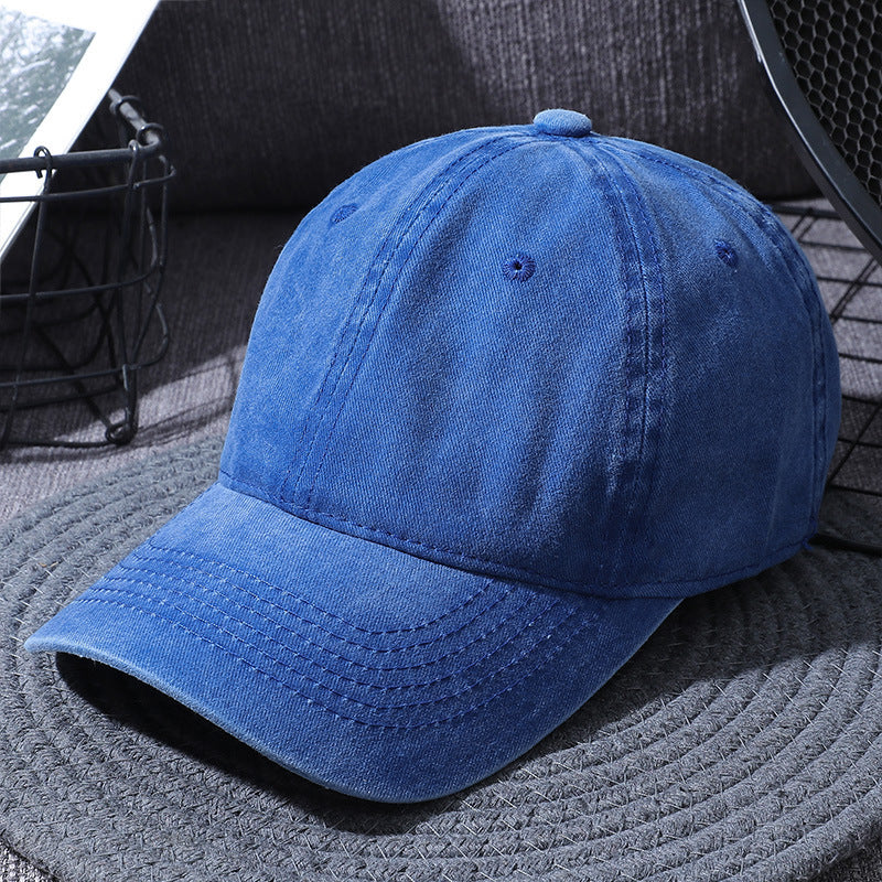 Washed Cotton Baseball Cap for Men and Women All Colors