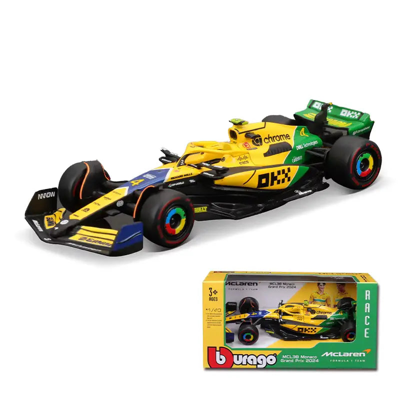 Lando Norris F1 Monaco 2024 McLaren Car Model Collector's Piece 1:43