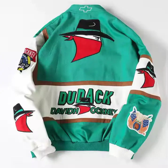 Rare David Hockney NASCAR Vintage Embroidered Jacket - Unisex2