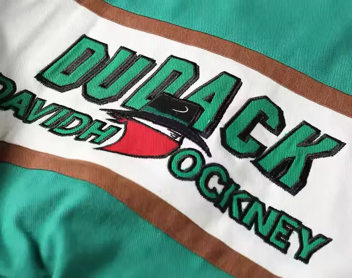 Rare David Hockney NASCAR Vintage Embroidered Jacket - Unisex4