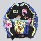 Rare SpongeBob NASCAR Vintage Embroidered Jacket - Unisex