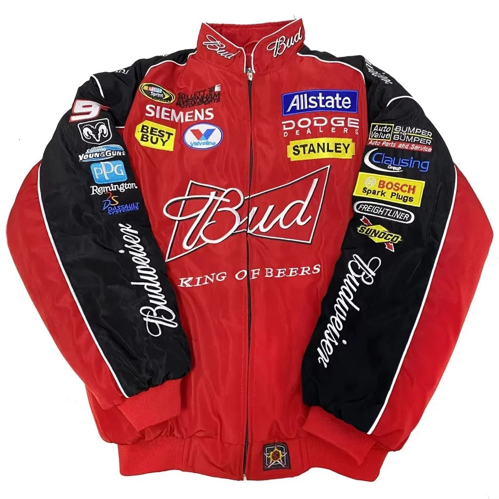 F1 Bud Embroidered Racing Jacket Unisex