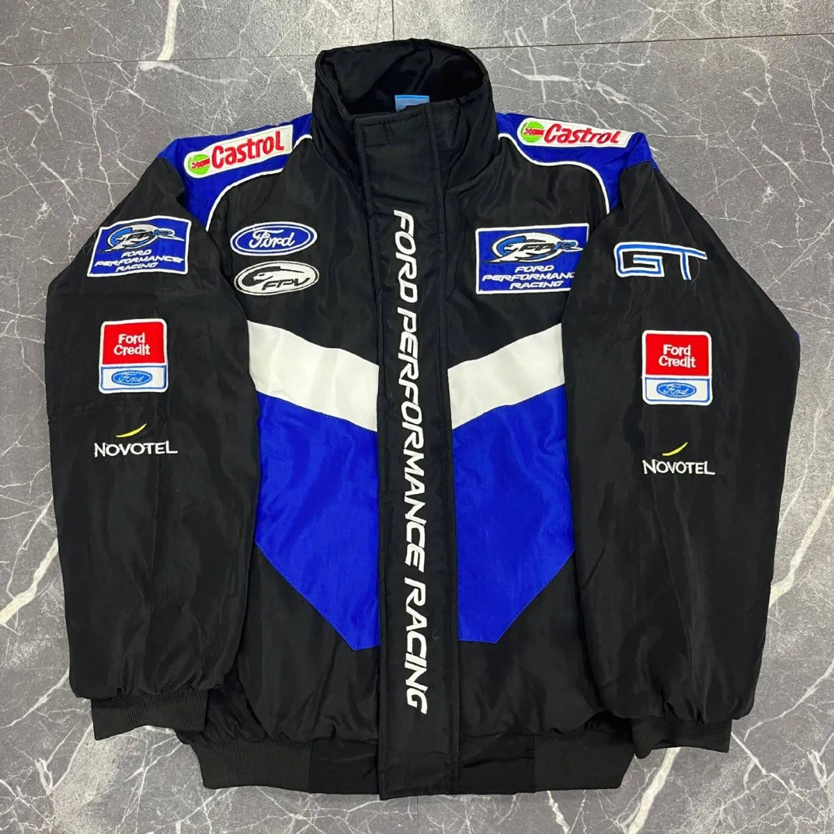 F1 Ford Embroidered Racing Cotton Jacket