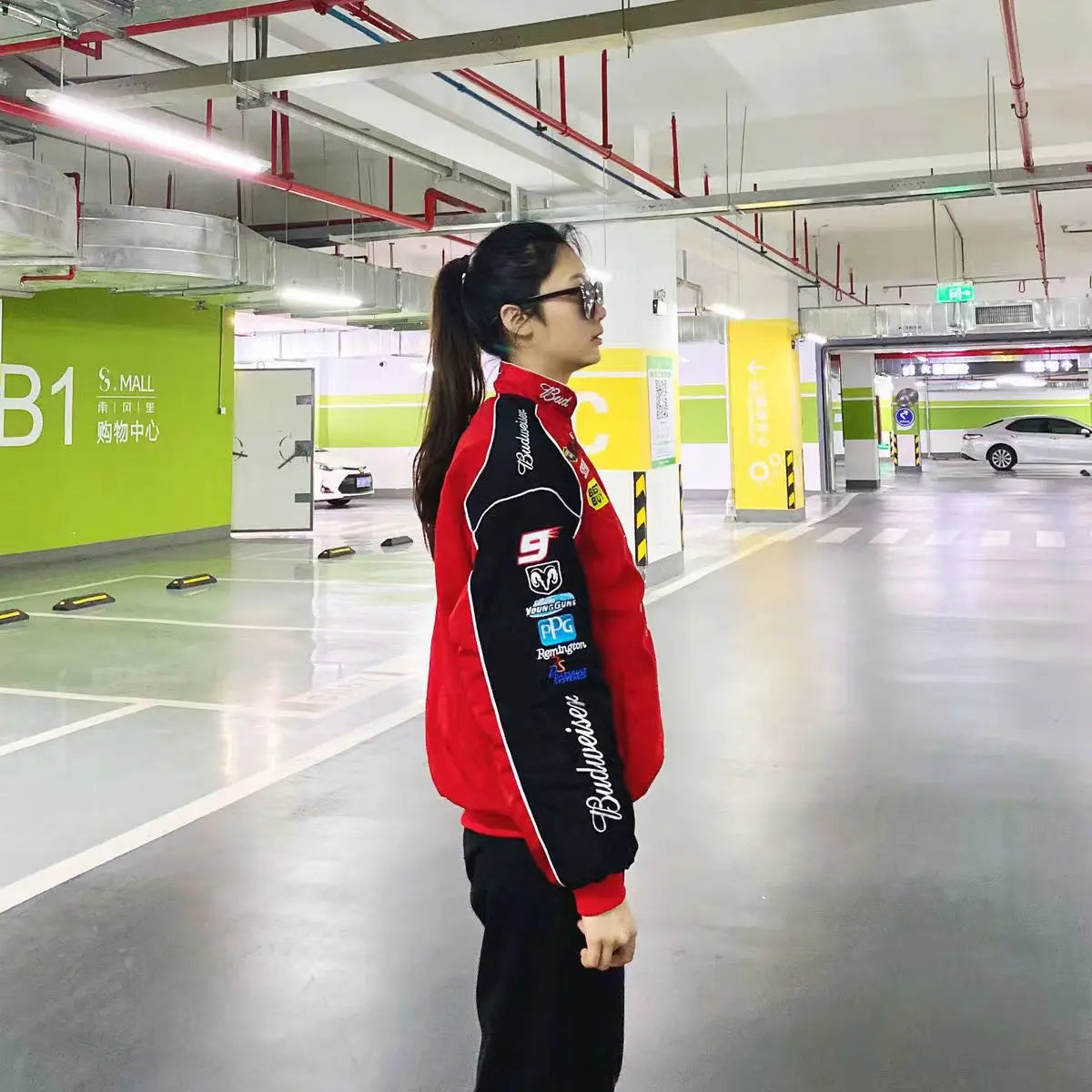 F1 Bud Embroidered Racing Jacket Unisex