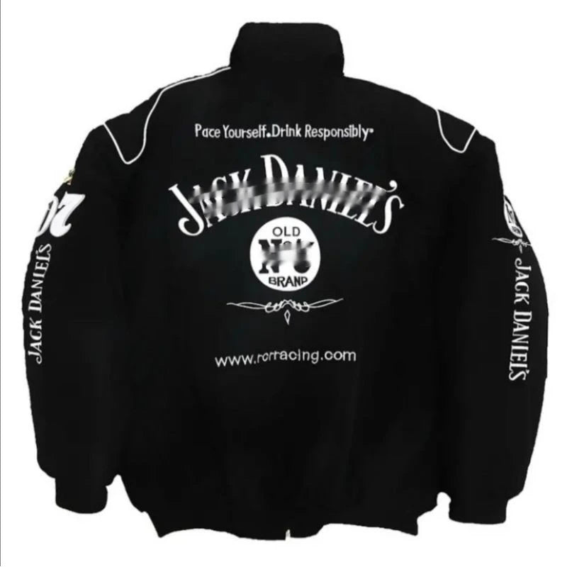 F1 Jack Daniels Embroidered Racing Nylon Jacket