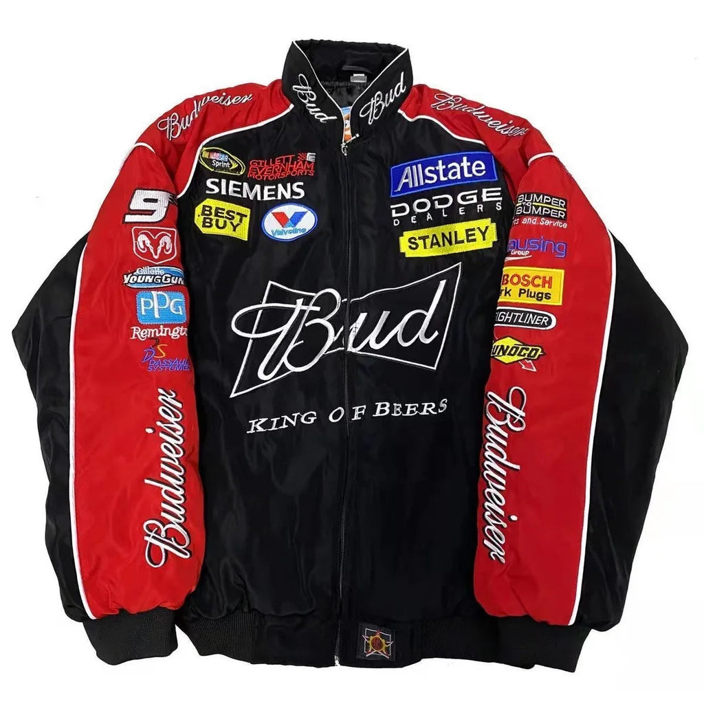 F1 Bud Embroidered Racing Jacket Unisex