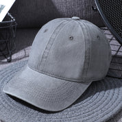 Washed Cotton Baseball Cap for Men and Women All Colors