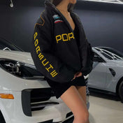 F1 Porche Embroidered Vintage Racing Jacket