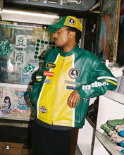 Supreme Green Leather Vintage Racing Jacket