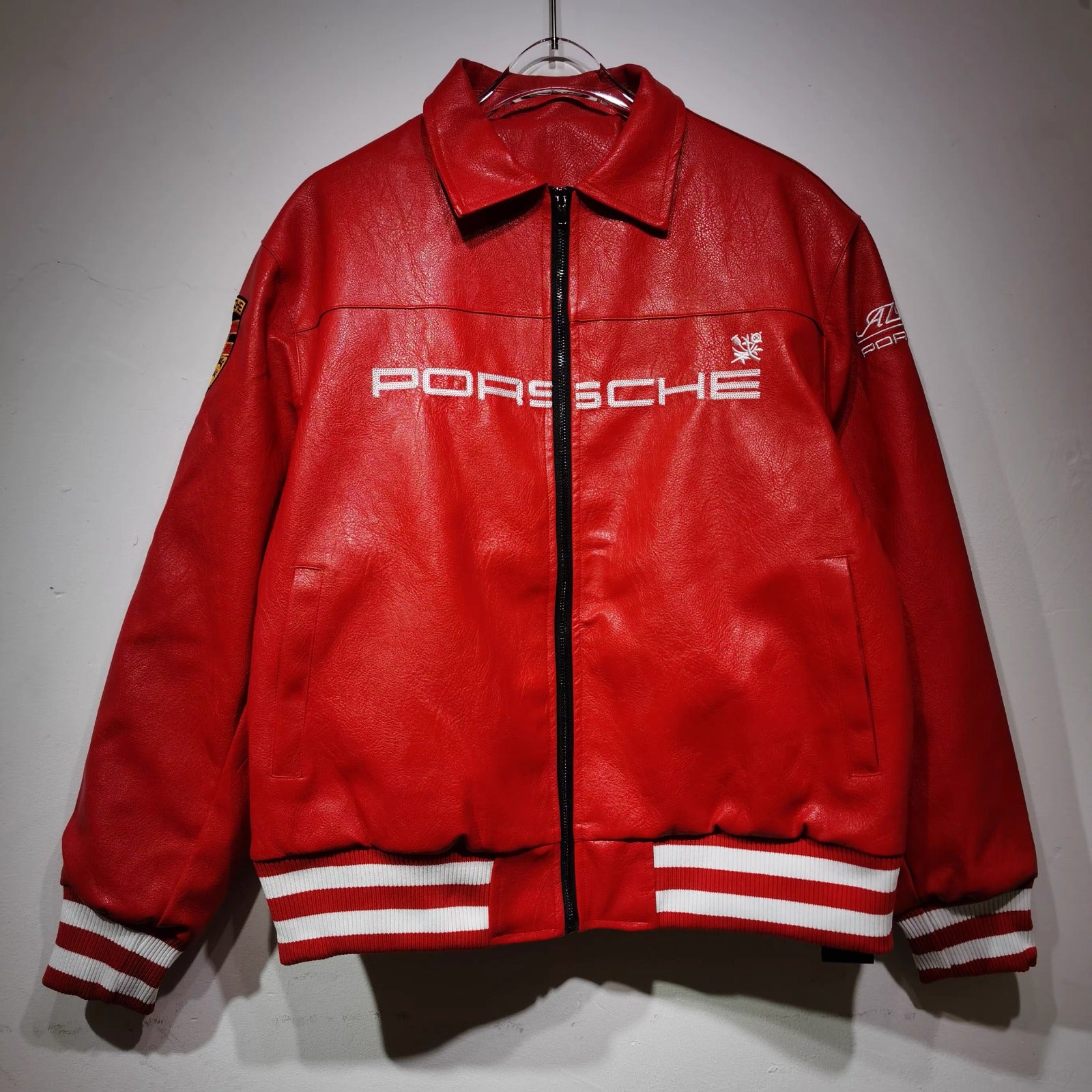 Porche Leather Vintage Racing Jacket